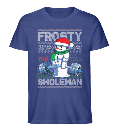 Organic Herren T-Shirt Frosty Workerblue