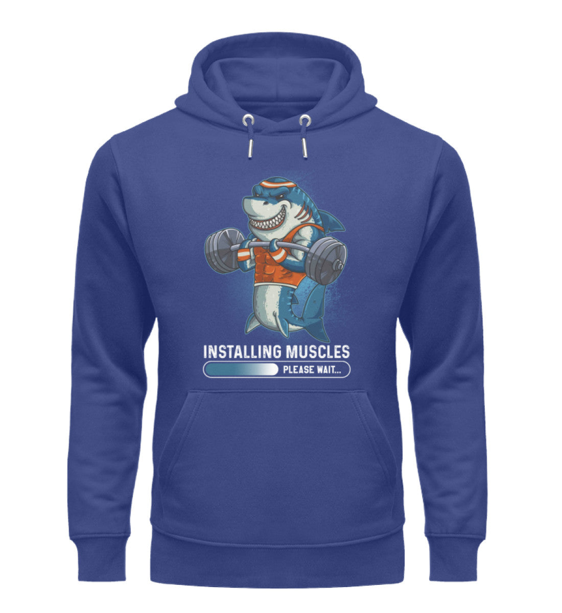 Organic Hoodie Shark Workerblue