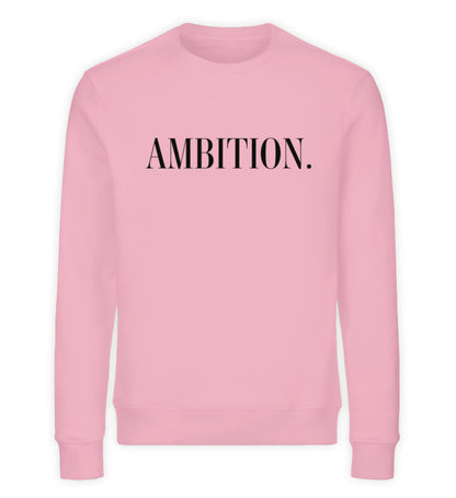 Organic Sweatshirt AMBITION Cotton Pink