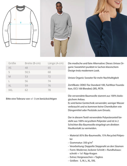 Organic Sweatshirt AMBITION Info