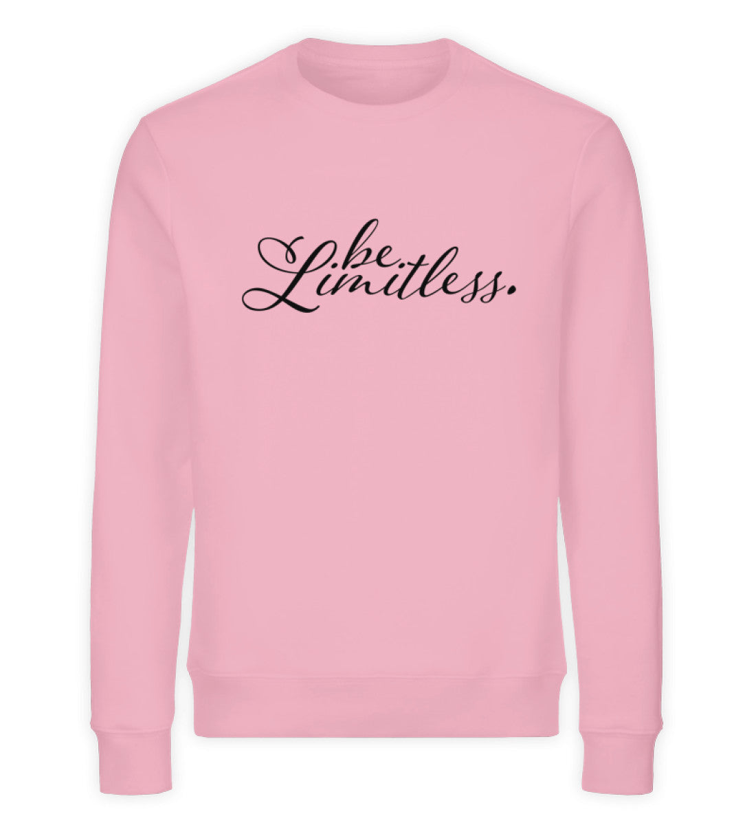 Organic Sweatshirt be Limitless Cotton Pink