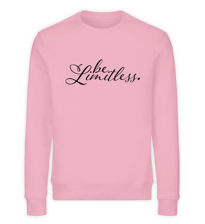 Organic Sweatshirt be Limitless Cotton Pink