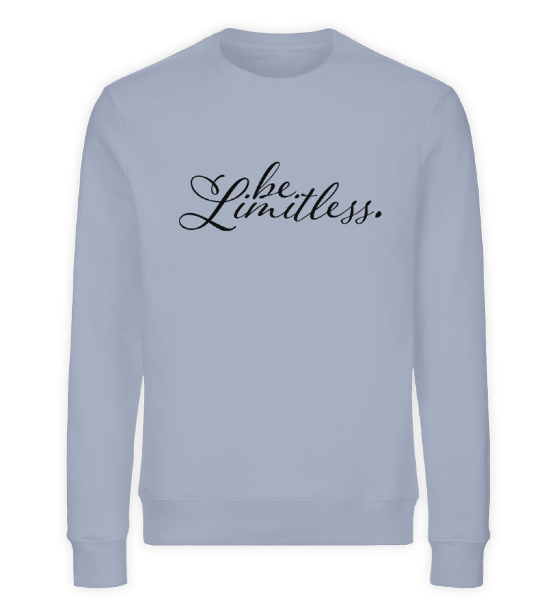 Organic Sweatshirt be Limitless Serene Blue