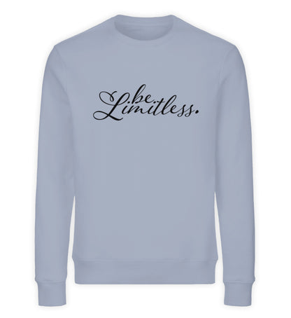 Organic Sweatshirt be Limitless Serene Blue