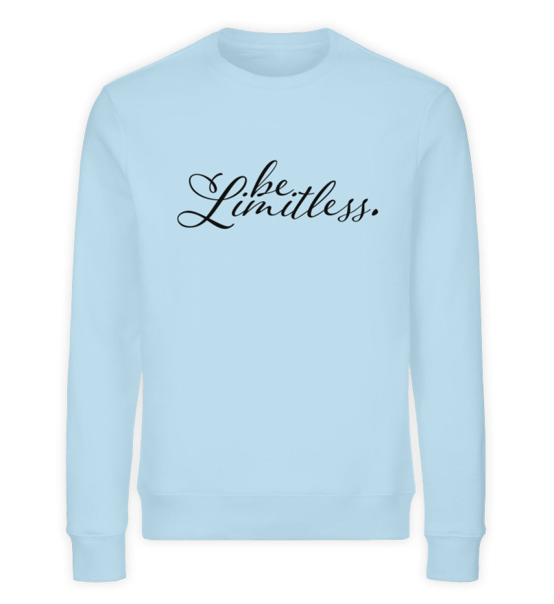 Organic Sweatshirt be Limitless Sky Blue