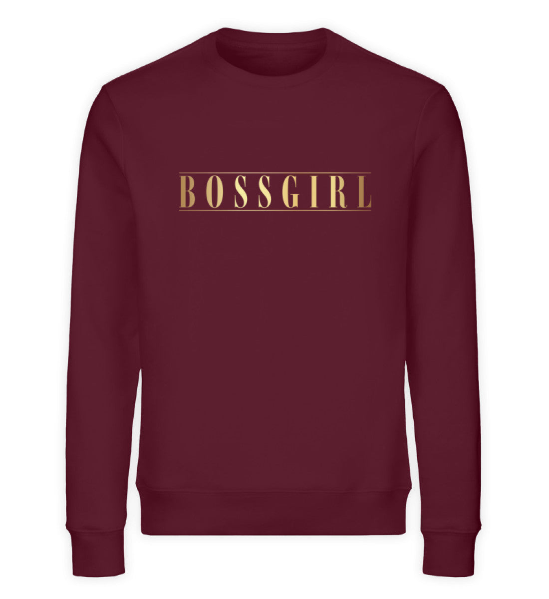 Organic Sweatshirt BOSSGIRL Burgund