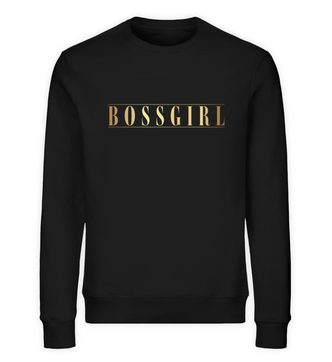 Organic Sweatshirt BOSSGIRL Schwarz