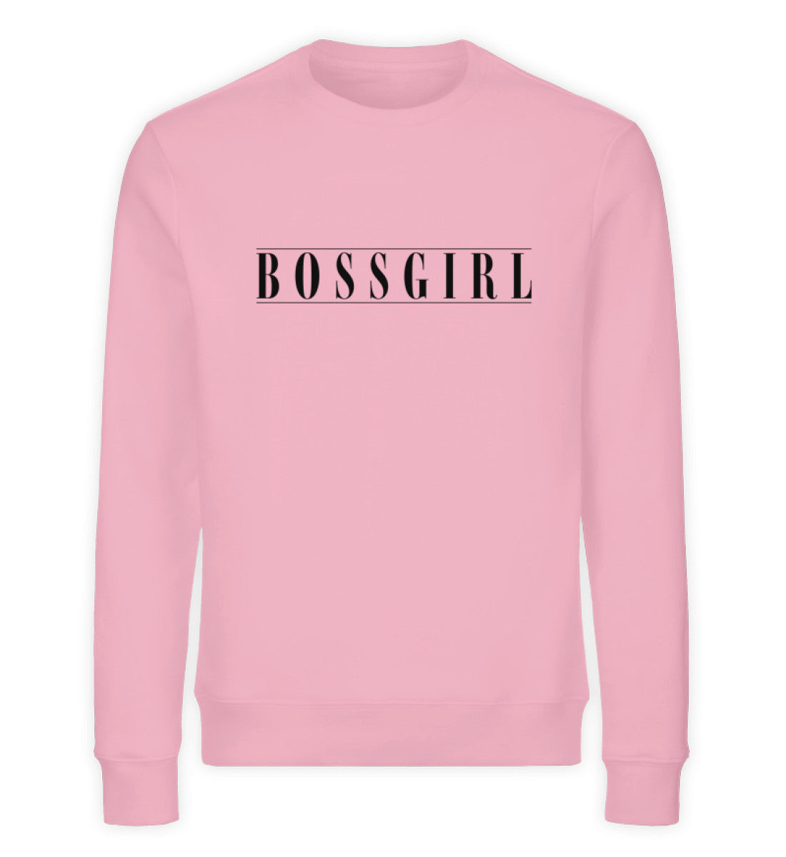 Organic Sweatshirt Bossgirl II Cottonpink