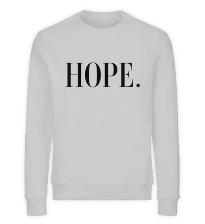 Organic Sweatshirt HOPE Grau Meliert