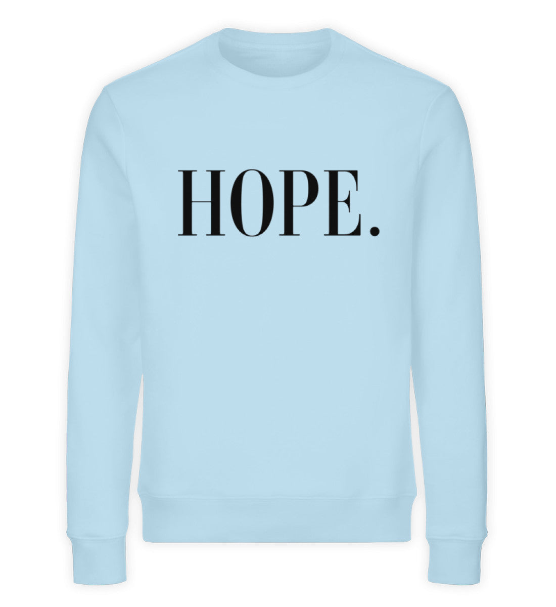 Organic Sweatshirt HOPE Sky Blue