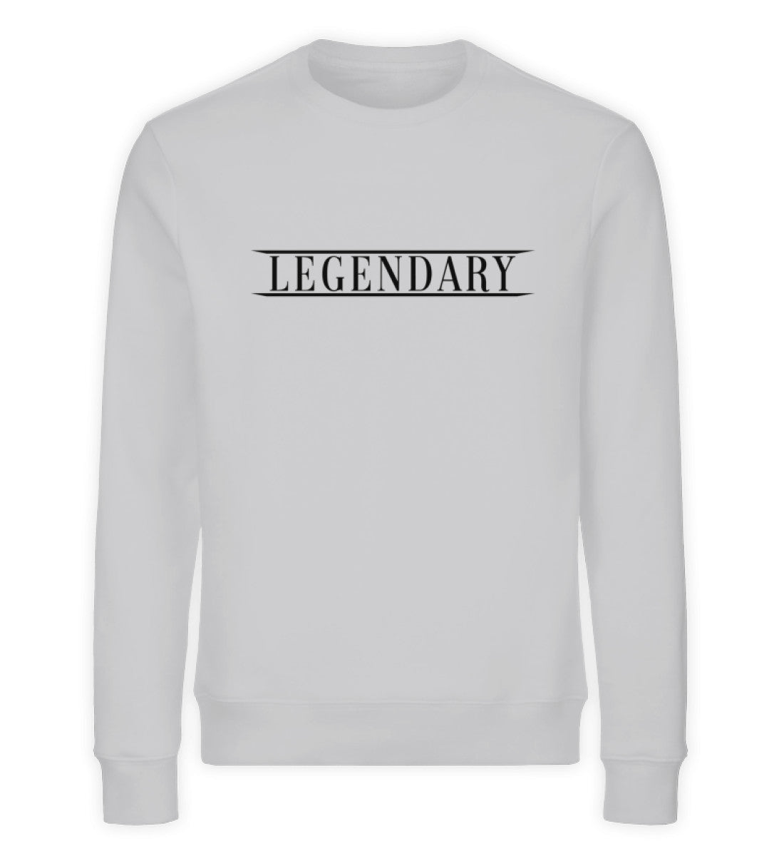 Organic Sweatshirt Legendary Grau Meliert