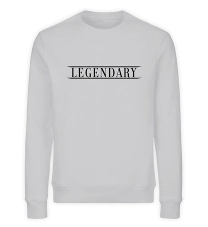 Organic Sweatshirt Legendary Grau Meliert