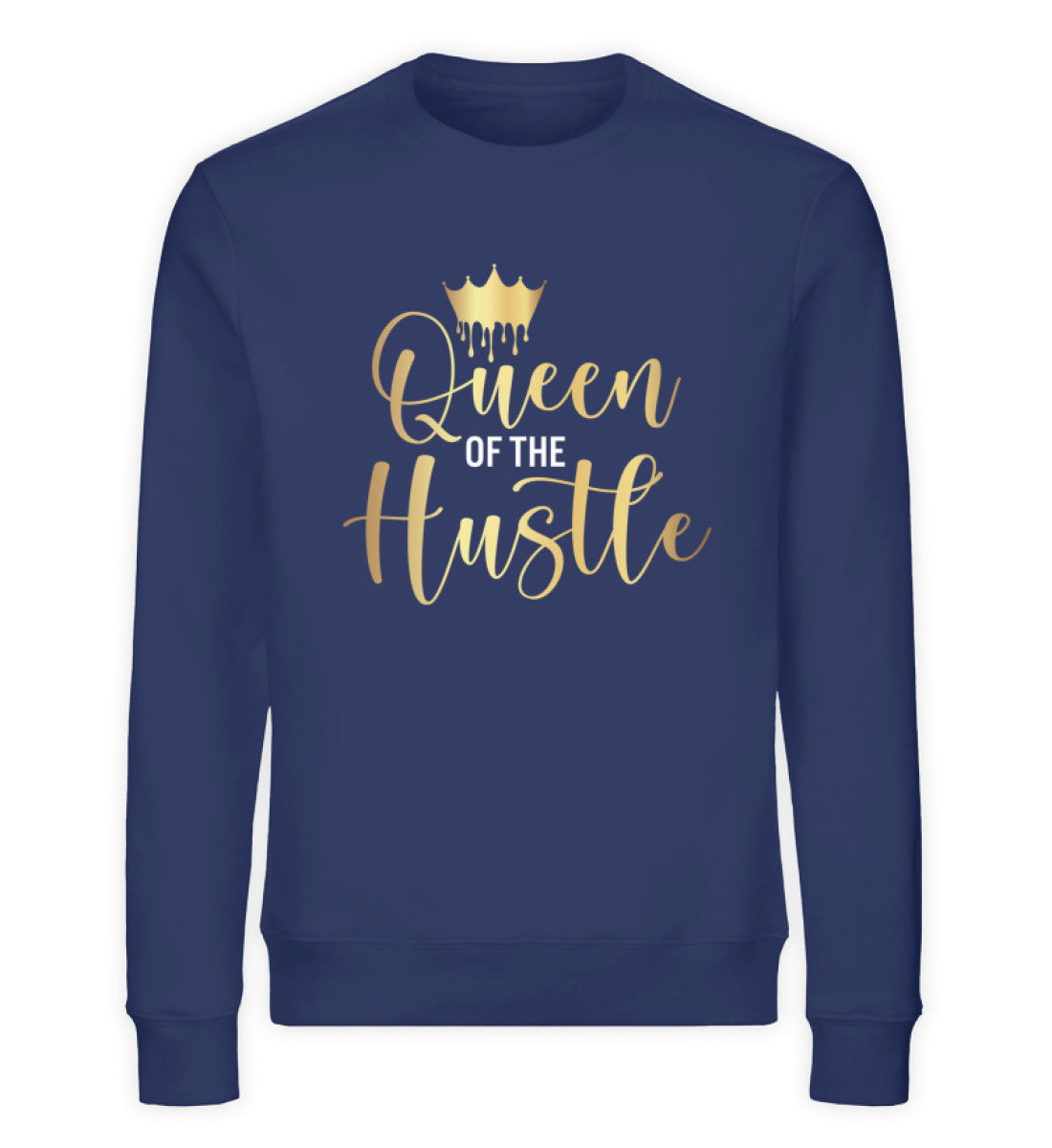 Organic Sweatshirt Queen Navy