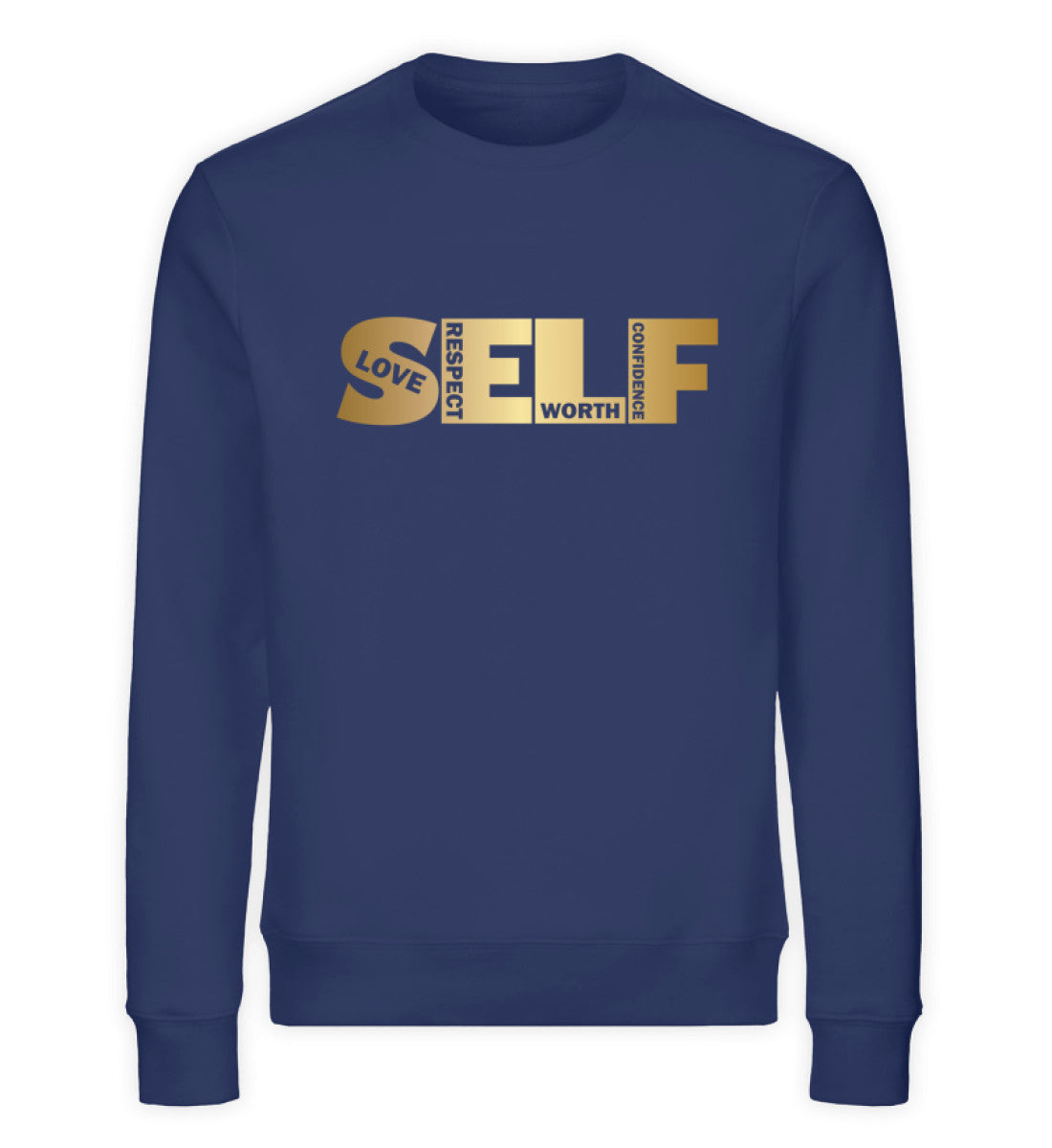 Organic Sweatshirt SELF Navy