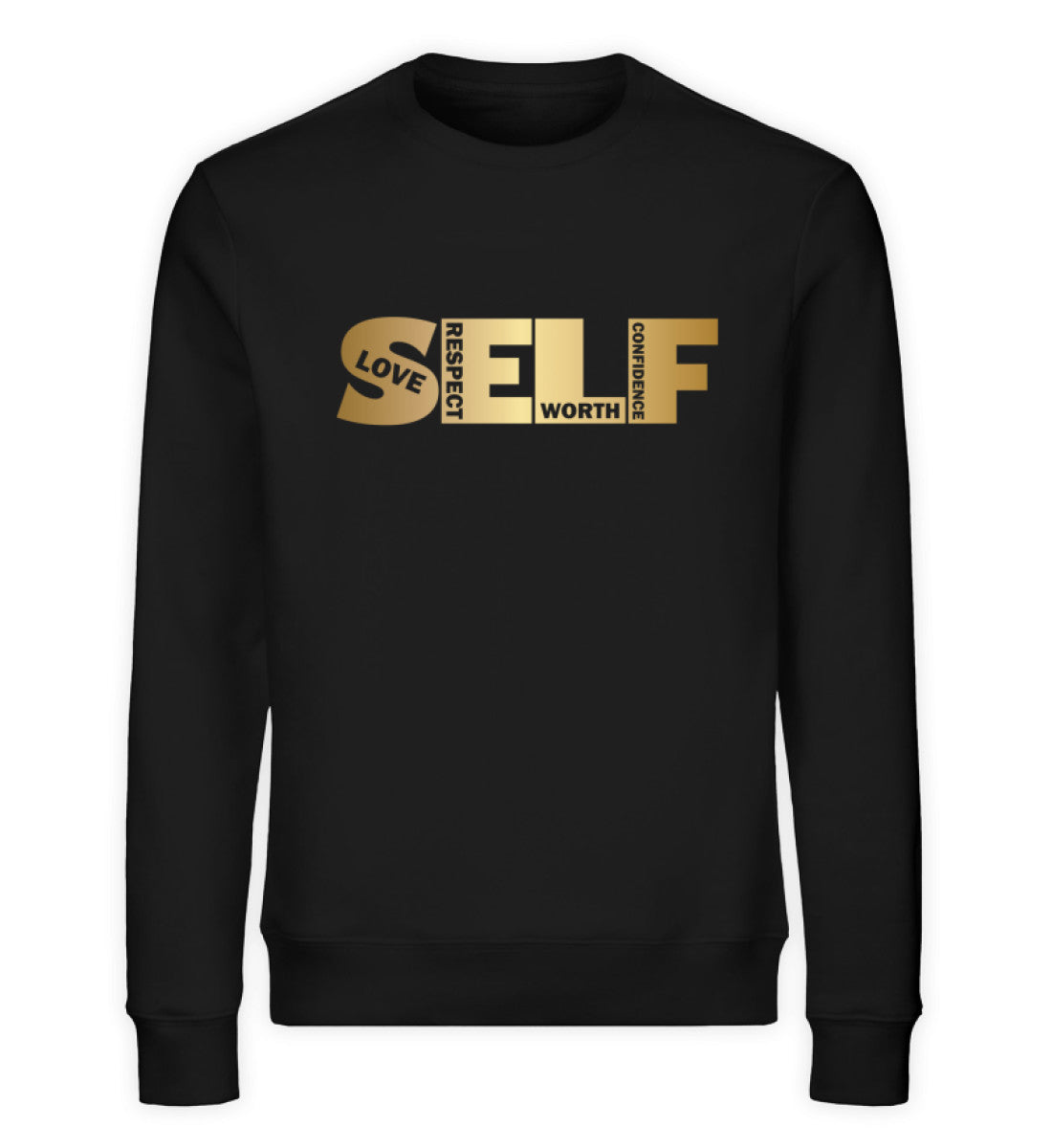 Organic Sweatshirt SELF Schwarz