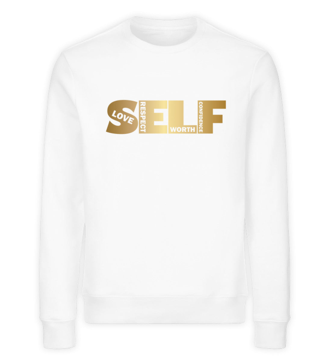 Organic Sweatshirt SELF Weiss