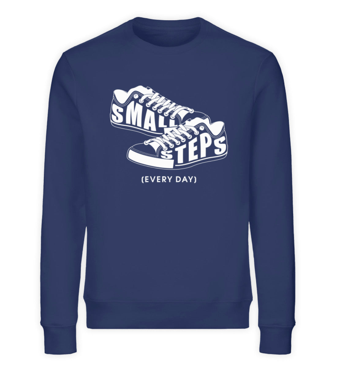 Organic Sweatshirt Small Steps Navy