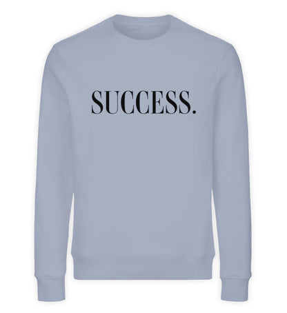 Organic Sweatshirt SUCCESS Serene Blue