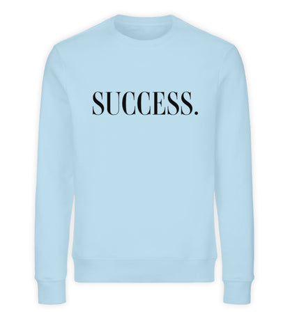 Organic Sweatshirt SUCCESS Sky Blue