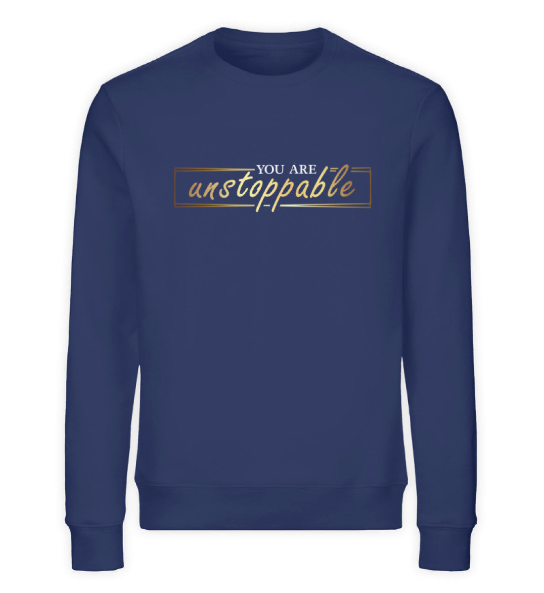 Organic Sweatshirt Unstoppable Navy