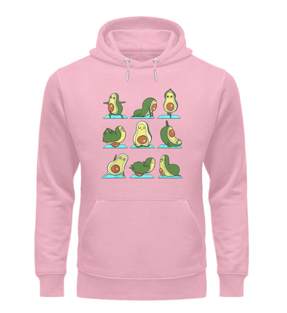 Unisex Hoodie Avocado Cotton Pink