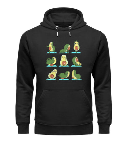 Unisex Hoodie Avocado Schwarz