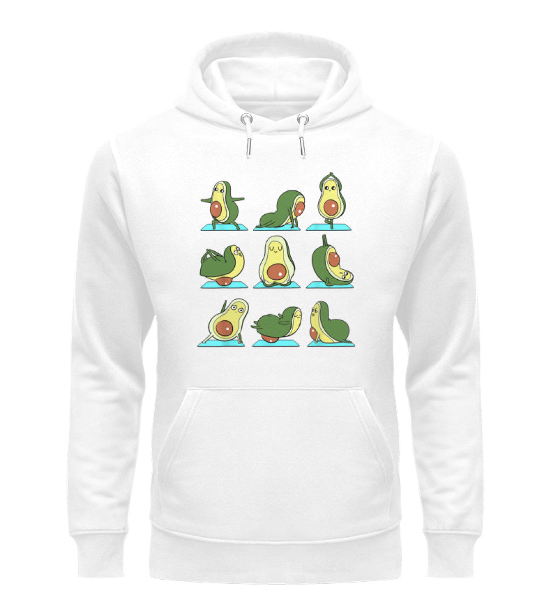 Unisex Hoodie Avocado Weiss