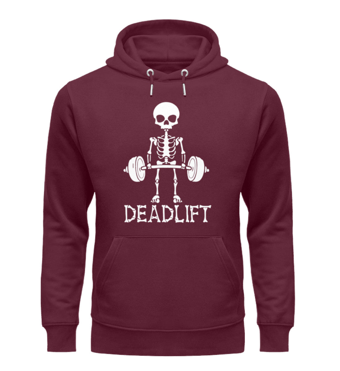 Unisex Hoodie Deadlift Burgund