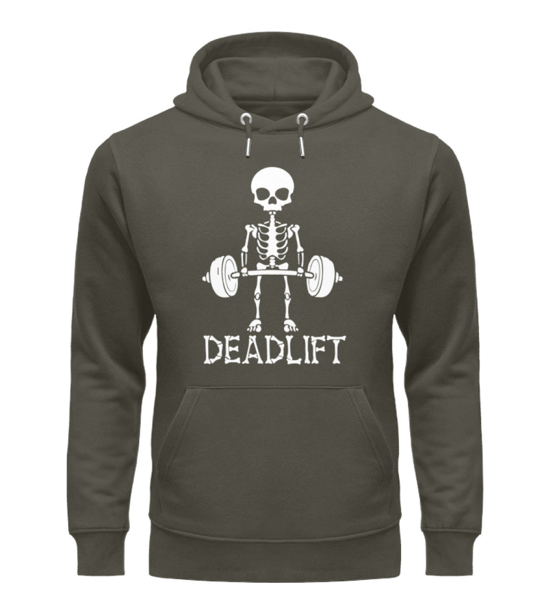 Unisex Hoodie Deadlift Khaki