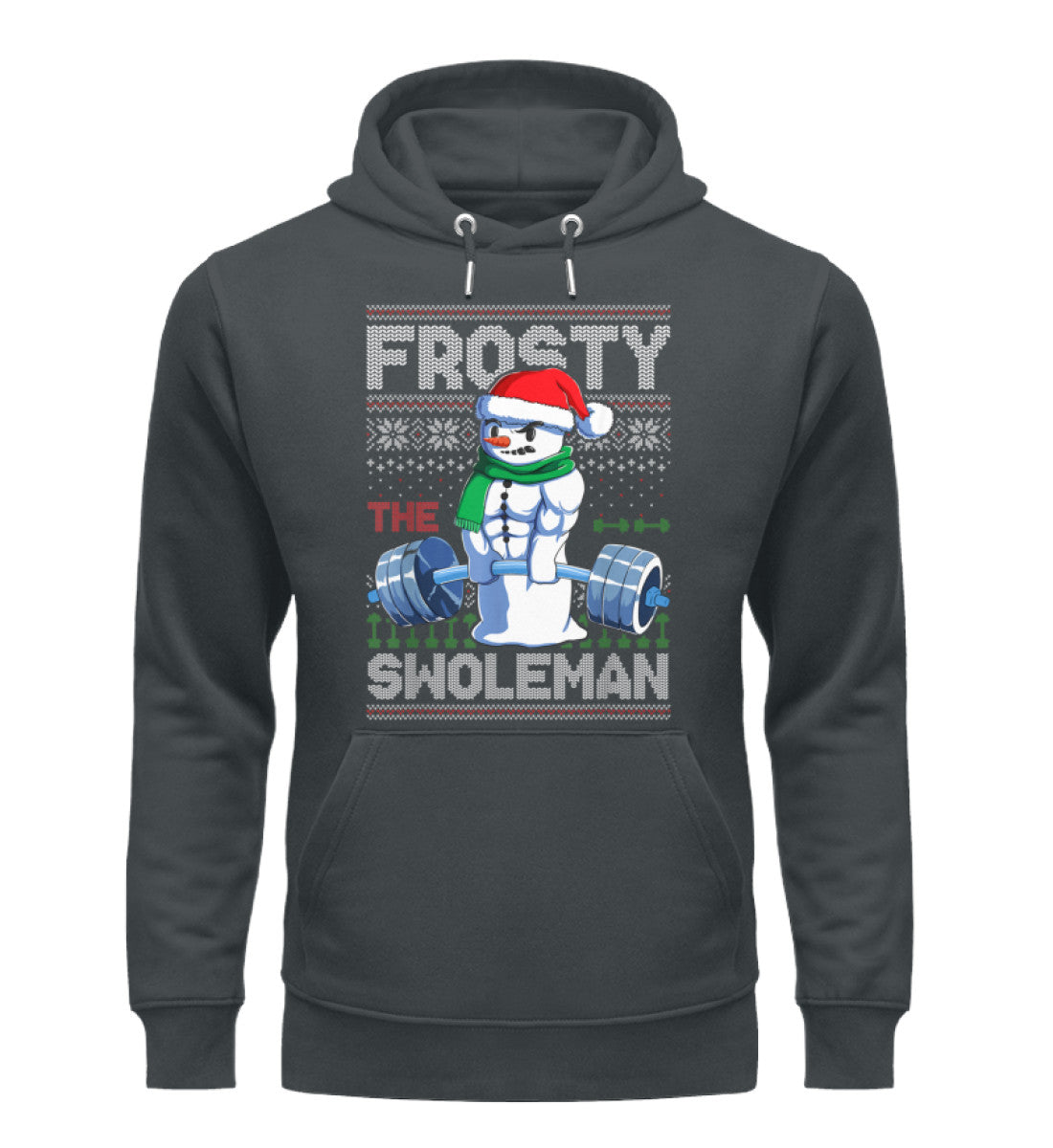 Organic Unisex Hoodie Frosty Inkgrey