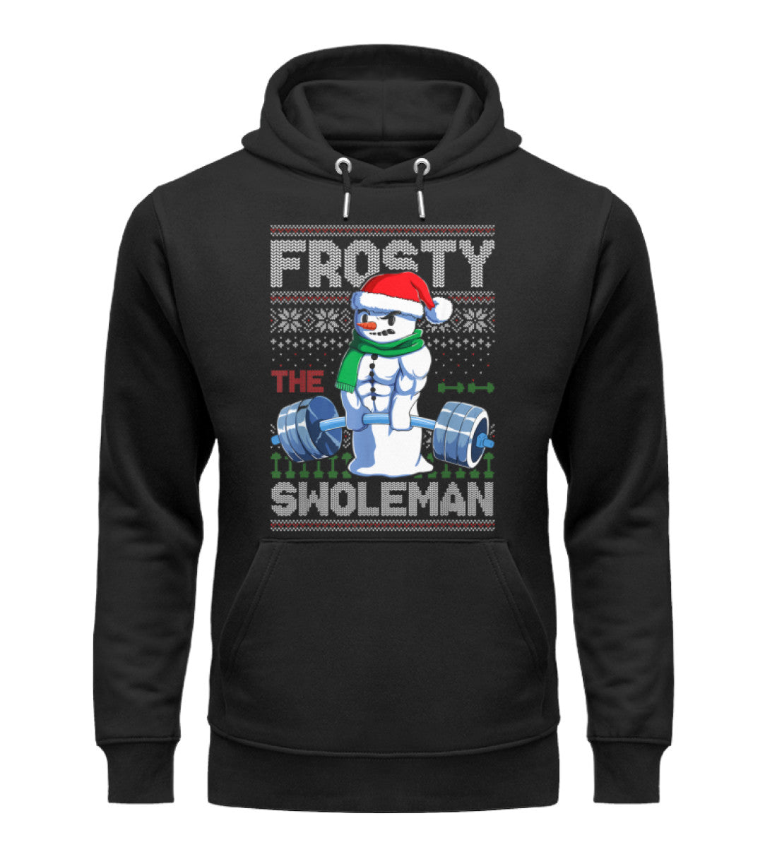 Organic Unisex Hoodie Frosty Schwarz