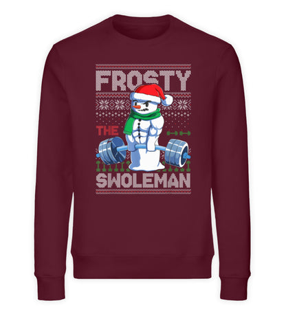 Organic Unisex Sweatshirt Frosty Burgund