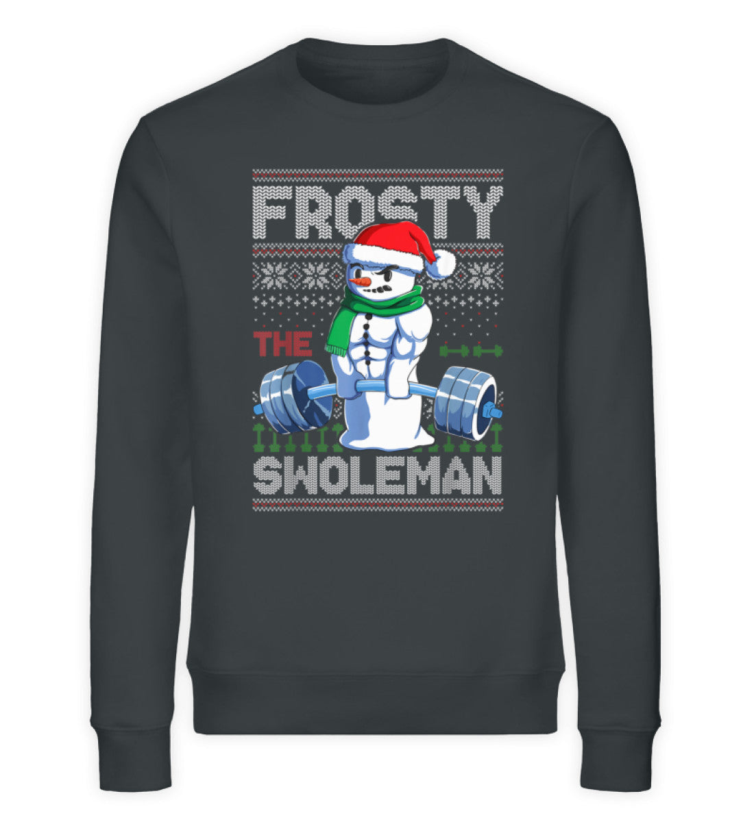 Organic Unisex Sweatshirt Frosty Inkgrey