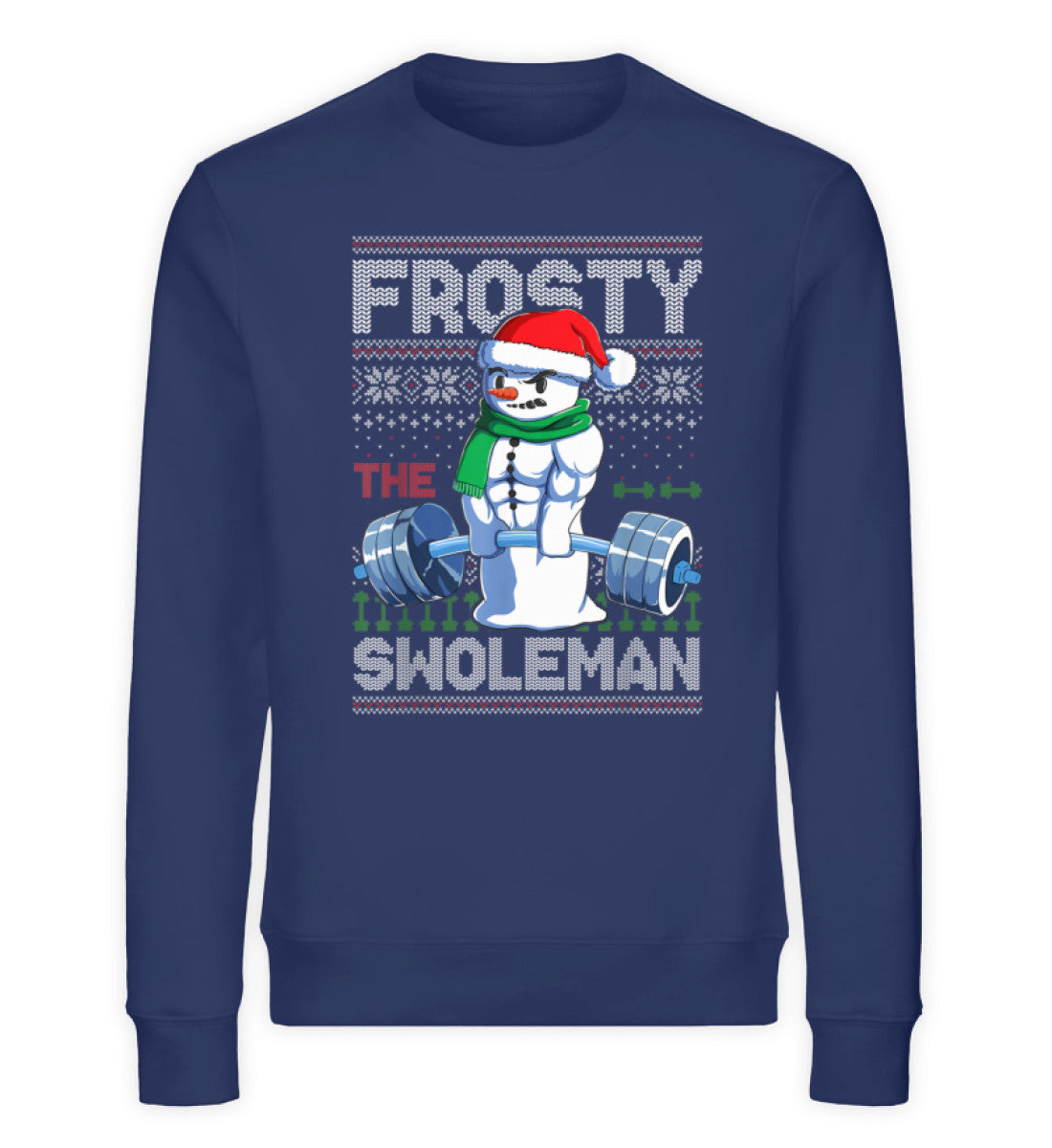 Organic Unisex Sweatshirt Frosty Navy