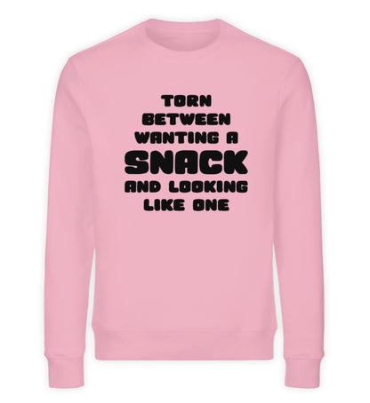 Organic Unisex Sweatshirt Wanting a snack... Cottonpink