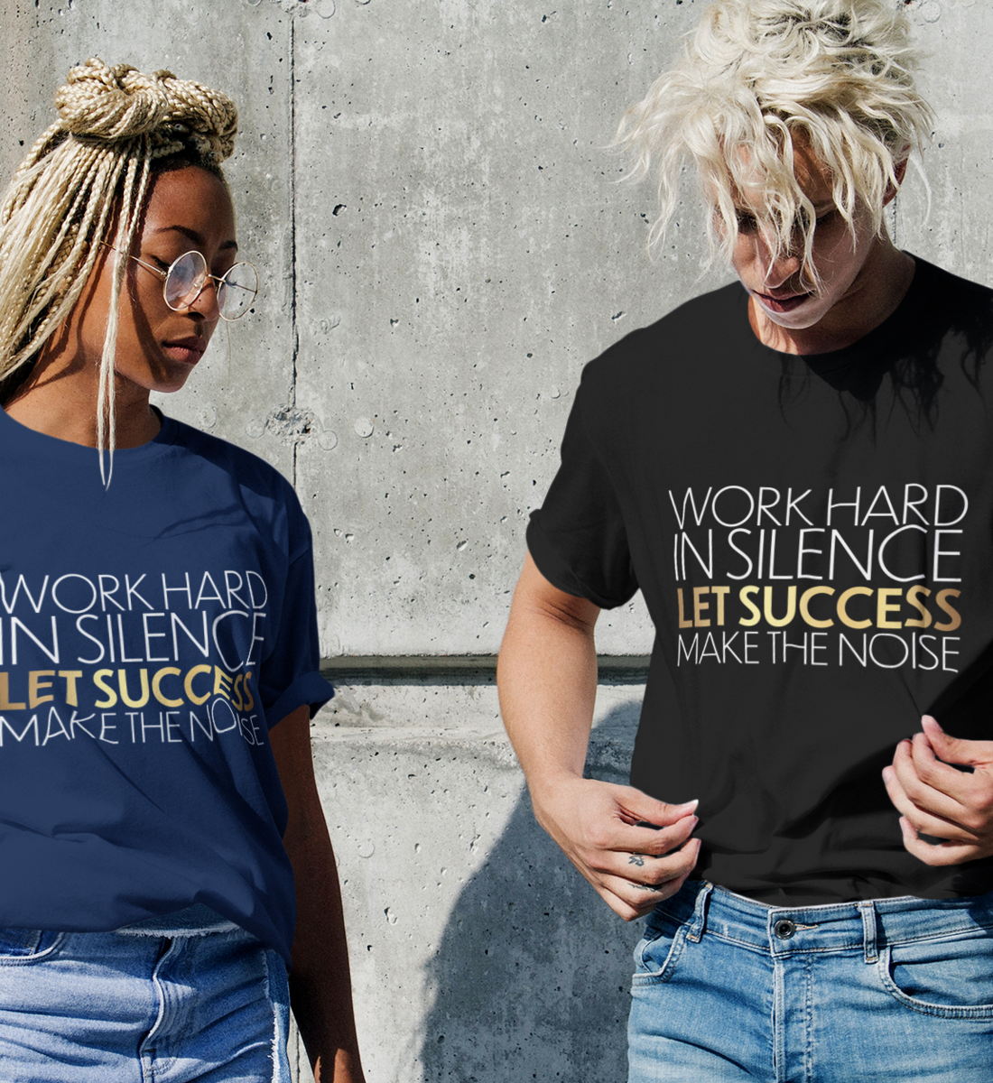 Unisex T-Shirt WORK HARD IN SILENCE